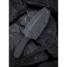 Нож CIVIVI Fixed Blade Elementum D2 Steel Black Stonewash Handle G10 Black C2105A
