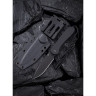 Нож CIVIVI Fixed Blade Elementum D2 Steel Black Stonewash Handle G10 Black C2105A