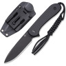 Нож CIVIVI Fixed Blade Elementum D2 Steel Black Stonewash Handle G10 Black C2105A