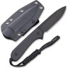 Нож CIVIVI Fixed Blade Elementum D2 Steel Black Stonewash Handle G10 Black C2105A