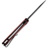 Складной нож CIVIVI ELEMENTUM Blackwash сталь D2, рукоять Burgundy G10 C907A-1