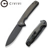 Складной нож CIVIVI VOLTAIC сталь C14C28N, рукоять Микарта черно-зеленая C20060-3